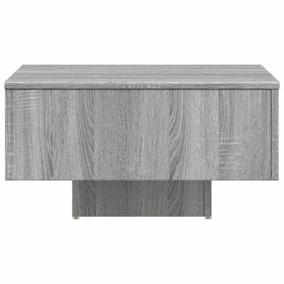 Sohvapöytä harmaa Sonoma 60x60x31,5 cm tekninen puu