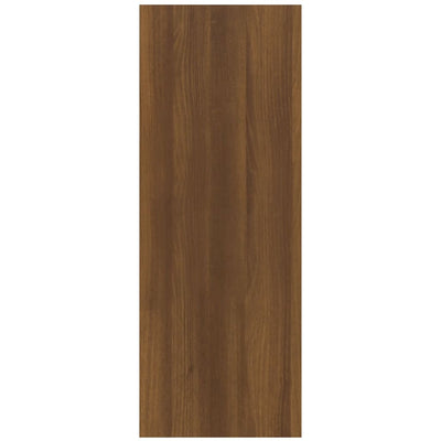 Konsolipöytä ruskea tammi 78x30x80 cm tekninen puu