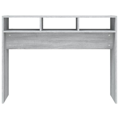Konsolipöytä harmaa Sonoma 105x30x80 cm tekninen puu