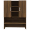 Pesukonekaappi ruskea tammi 70,5x25,5x90 cm