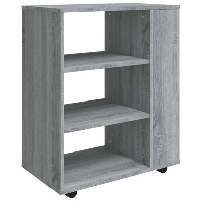 Kirjahylly harmaa Sonoma 60x35x75 cm tekninen puu