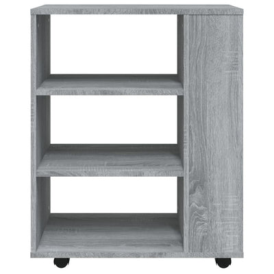 Kirjahylly harmaa Sonoma 60x35x75 cm tekninen puu