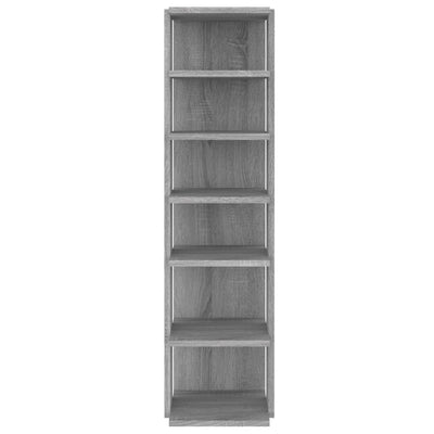 Kenkäteline harmaa Sonoma 27,5x27x102 cm tekninen puu