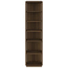 Kenkätelineet 2 kpl ruskea tammi 27,5x27x102 cm tekninen puu