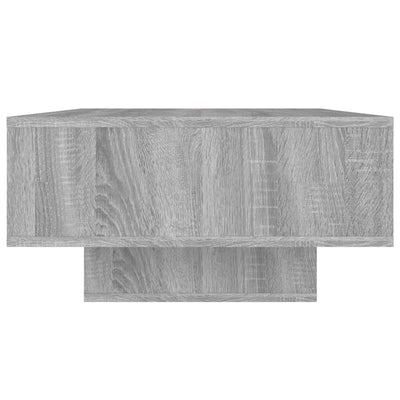 Sohvapöytä harmaa Sonoma 105x55x32 cm tekninen puu