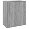 Kenkäteline harmaa Sonoma 60x35x70 cm tekninen puu
