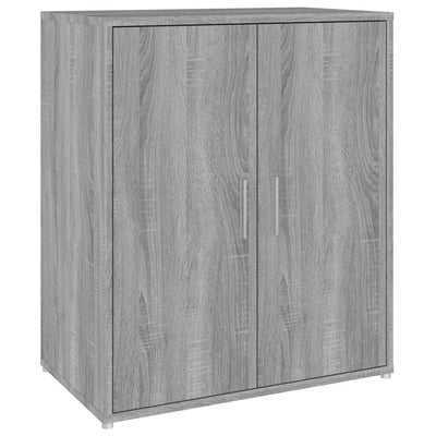 Kenkäteline harmaa Sonoma 60x35x70 cm tekninen puu