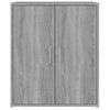 Kenkäteline harmaa Sonoma 60x35x70 cm tekninen puu
