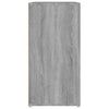 Kenkäteline harmaa Sonoma 60x35x70 cm tekninen puu