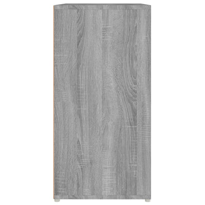 Kenkäteline harmaa Sonoma 60x35x70 cm tekninen puu