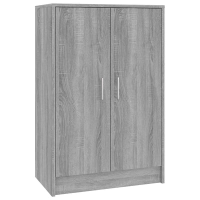 Kenkäteline harmaa Sonoma 60x35x92 cm tekninen puu