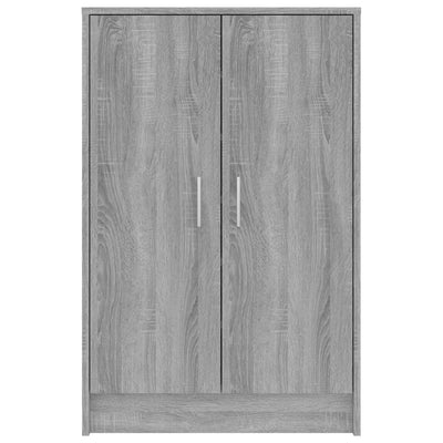 Kenkäteline harmaa Sonoma 60x35x92 cm tekninen puu