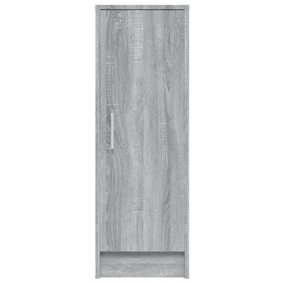 Kenkäteline harmaa Sonoma 32x35x92 cm tekninen puu