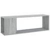 TV-taso harmaa Sonoma 100x24x32 cm tekninen puu