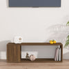 TV-taso ruskea tammi 100x24x32 cm tekninen puu