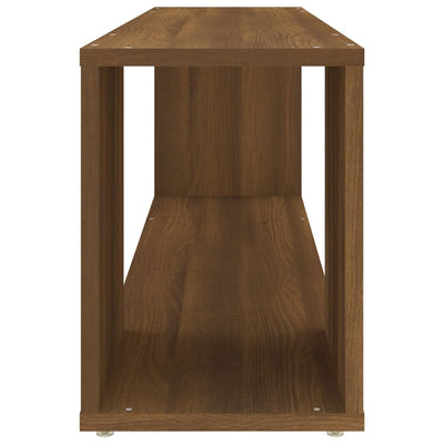 TV-taso ruskea tammi 100x24x32 cm tekninen puu