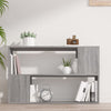 Kirjahylly harmaa Sonoma 100x24x63 cm tekninen puu