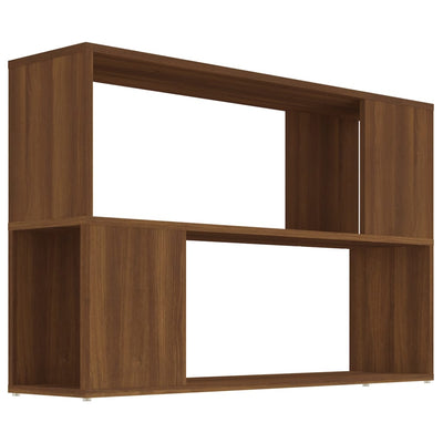 Kirjahylly ruskea tammi 100x24x63 cm tekninen puu