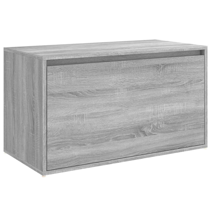 Harmaa eteisen penkki Sextilia 80x40x45cm (sonoma puinen)