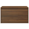 Ruskea eteisen penkki Sextilia 80x40x45cm (tammi puinen)