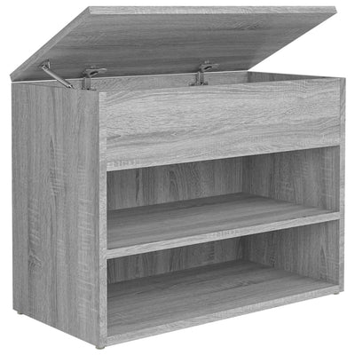 Kenkäpenkki harmaa Sonoma 60x30x45 cm tekninen puu