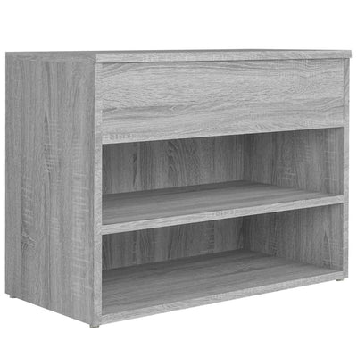 Kenkäpenkki harmaa Sonoma 60x30x45 cm tekninen puu