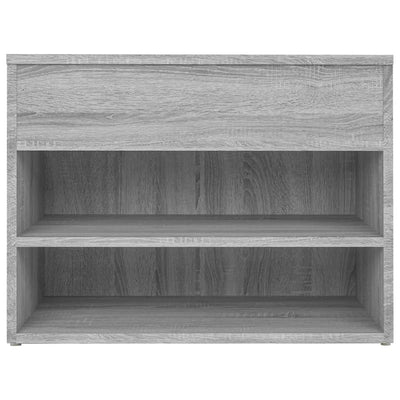 Kenkäpenkki harmaa Sonoma 60x30x45 cm tekninen puu