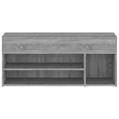 Kenkäpenkki harmaa Sonoma 105x30x45 cm tekninen puu