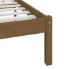 Sängynrunko hunajanrusk 75x190 cm täysi mänty Small Single