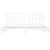 Valkoinen sängynrunko Thalia 180x200cm (super king size mänty)