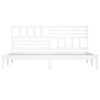 Valkoinen sängynrunko Thalia 200x200cm (mänty)