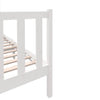 Valkoinen sängynrunko Tabernacle 140x190cm (mänty)