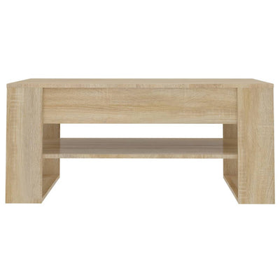 Sohvapöytä Sonoma-tammi 102x55x45 cm tekninen puu