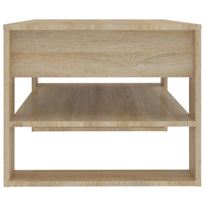Sohvapöytä Sonoma-tammi 102x55x45 cm tekninen puu