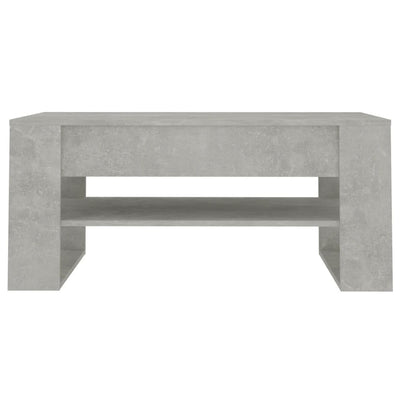 Sohvapöytä betoninharmaa 102x55x45 cm tekninen puu