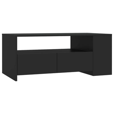 Sohvapöytä musta 102x55x42 cm tekninen puu