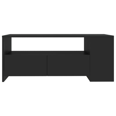 Sohvapöytä musta 102x55x42 cm tekninen puu