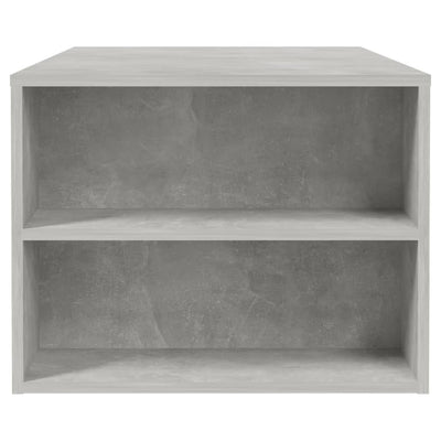Sohvapöytä betoninharmaa 102x55x42 cm tekninen puu