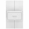 Valkoinen seinäkiinnitettävät yöpöydät Guner (2 kpl)