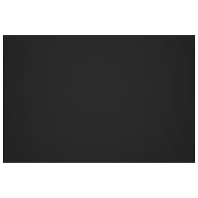 Musta sängynpääty Komuves 120x1,5x80cm (puinen)