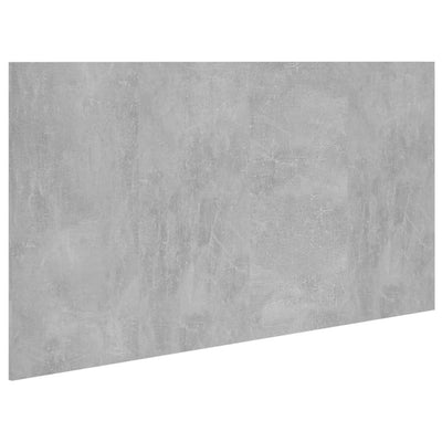 Sängynpääty betoninharmaa 160x1,5x80 cm tekninen puu