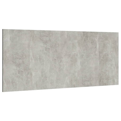 Sängynpääty betoninharmaa 200x1,5x80 cm tekninen puu