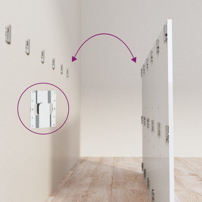 Valkoinen sängynpääty Sct 200x1,5x80cm (puinen)