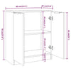 Senkki betoninharmaa 60x30x70 cm tekninen puu