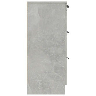 Senkki betoninharmaa 60x30x70 cm tekninen puu