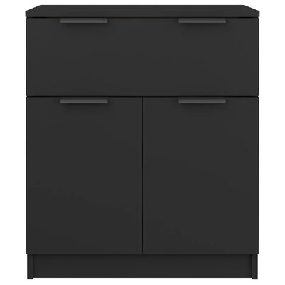 Senkki musta 60x30x70 cm tekninen puu