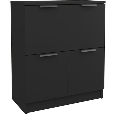 Senkki musta 60x30x70 cm tekninen puu