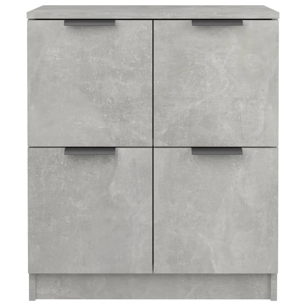 Betoninharmaa senkki Candefia 60x30x70cm (puinen)