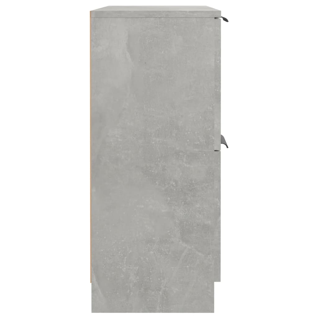 Betoninharmaa senkki Candefia 60x30x70cm (puinen)