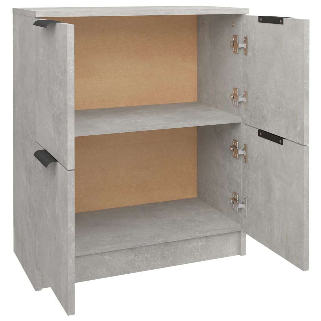 Betoninharmaa senkki Candefia 60x30x70cm (puinen)